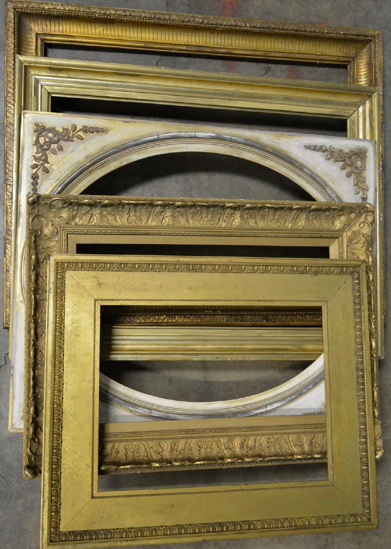 Grouping of five various 19th century frames including (1 of 5)
