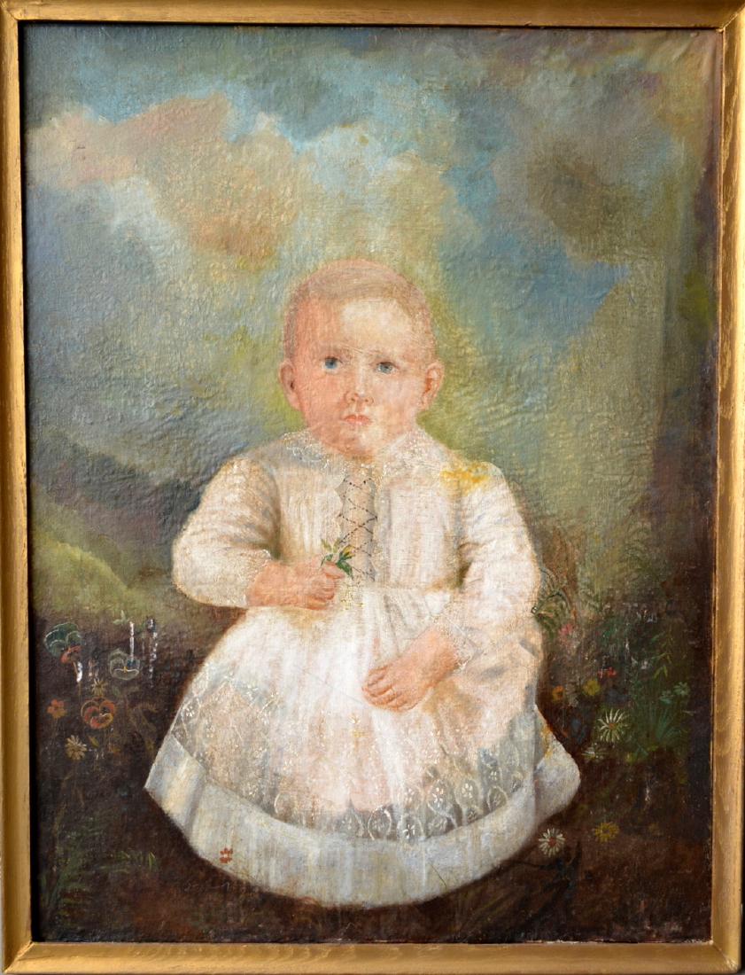 O/C Portrait of a young boy wearing a white dress (1 of 3)