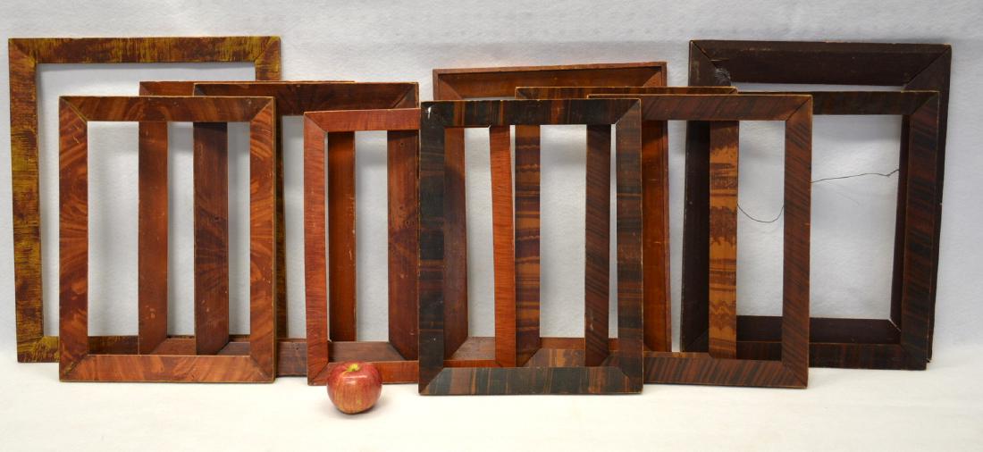 Grouping of 11 New England grain painted picture (1 of 6)