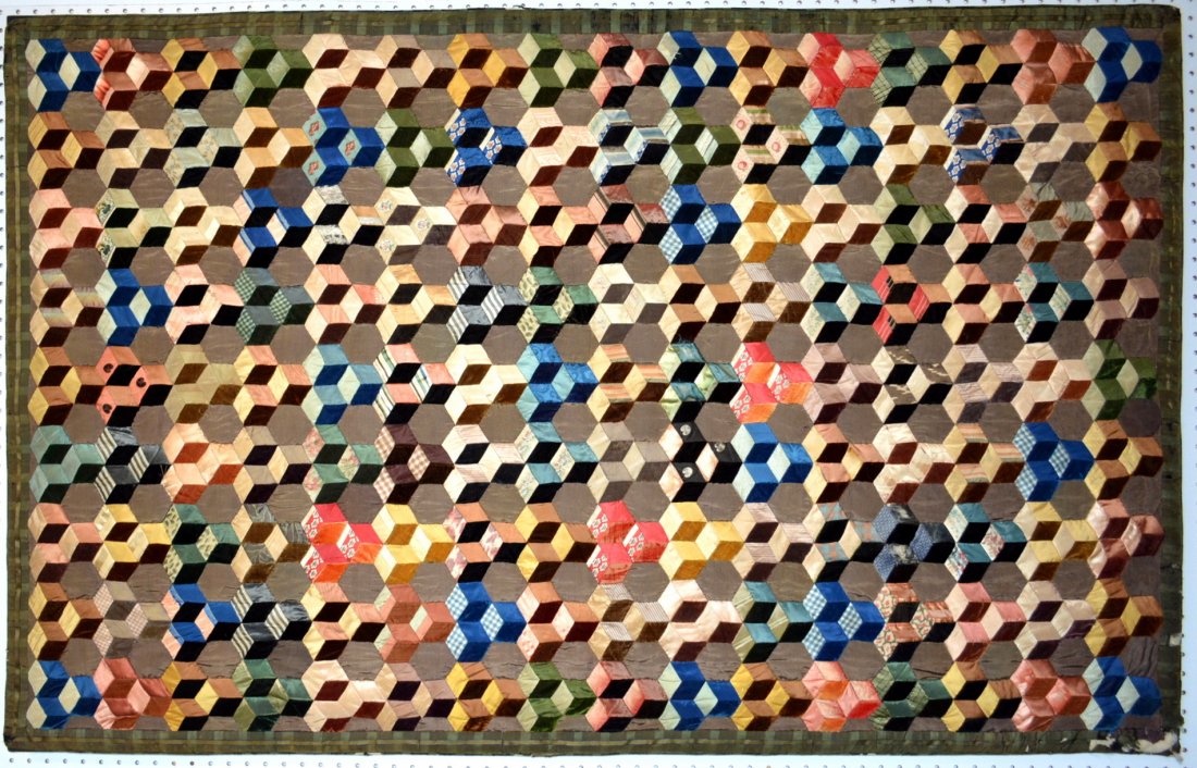 Pennsylvania Baby-Block / Rolling-Block pattern pieced (1 of 5)