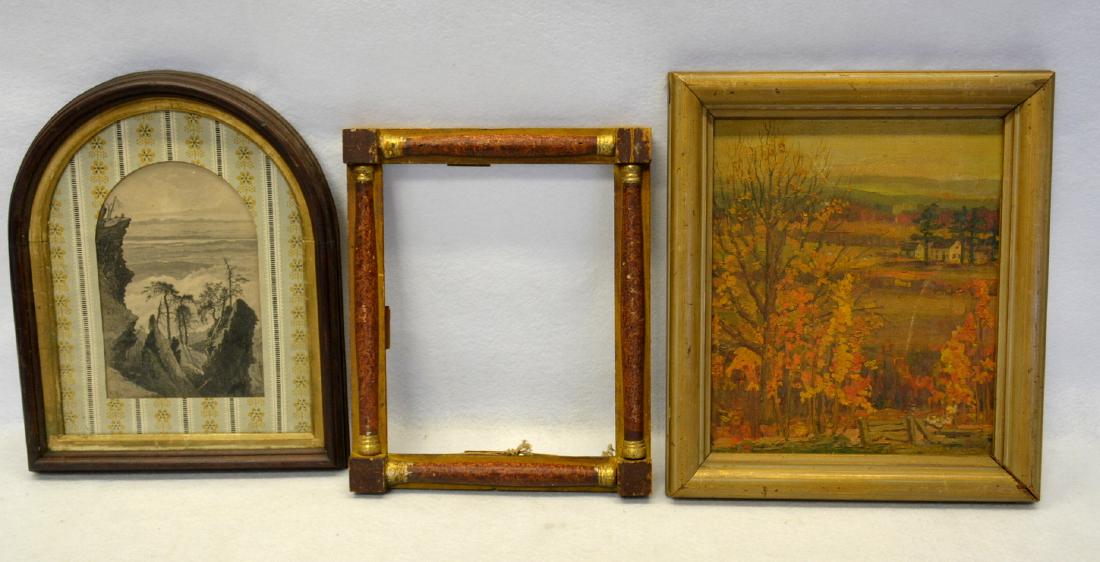 Misc. artwork including O/B farm house landscape - (1 of 3)