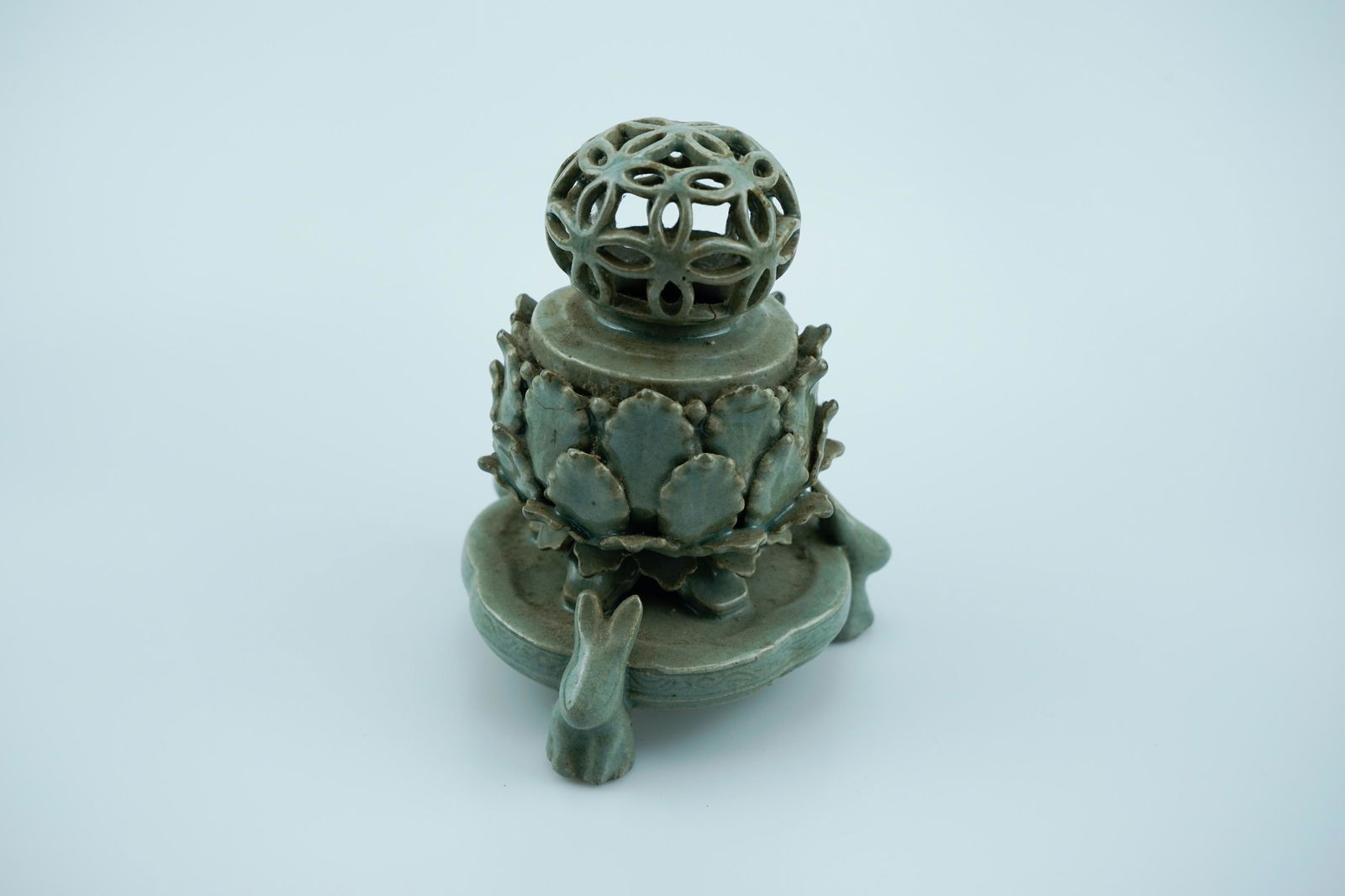 Chinese Porcelain Incense Burner (1 of 3)