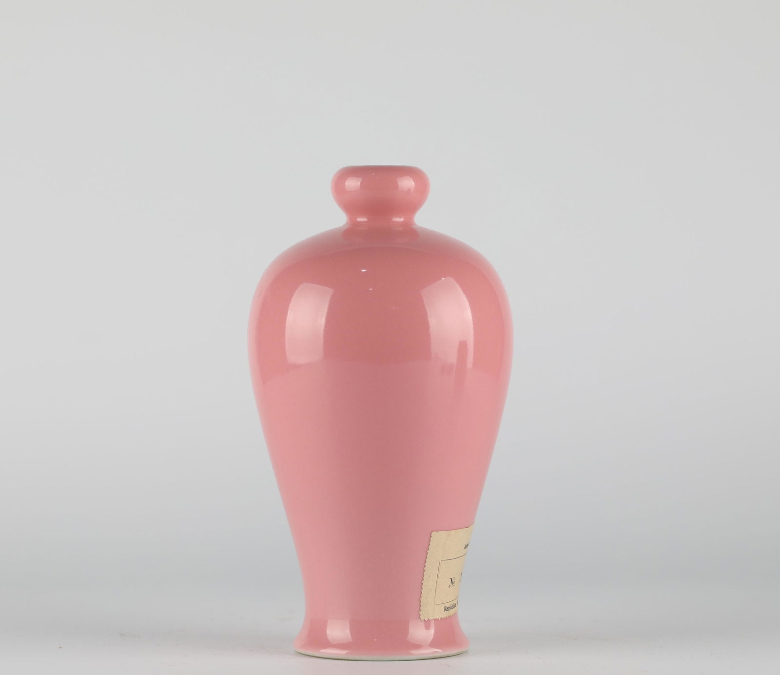Chinese rouge red glazed porcelain vase, Yongzheng (1 of 6)