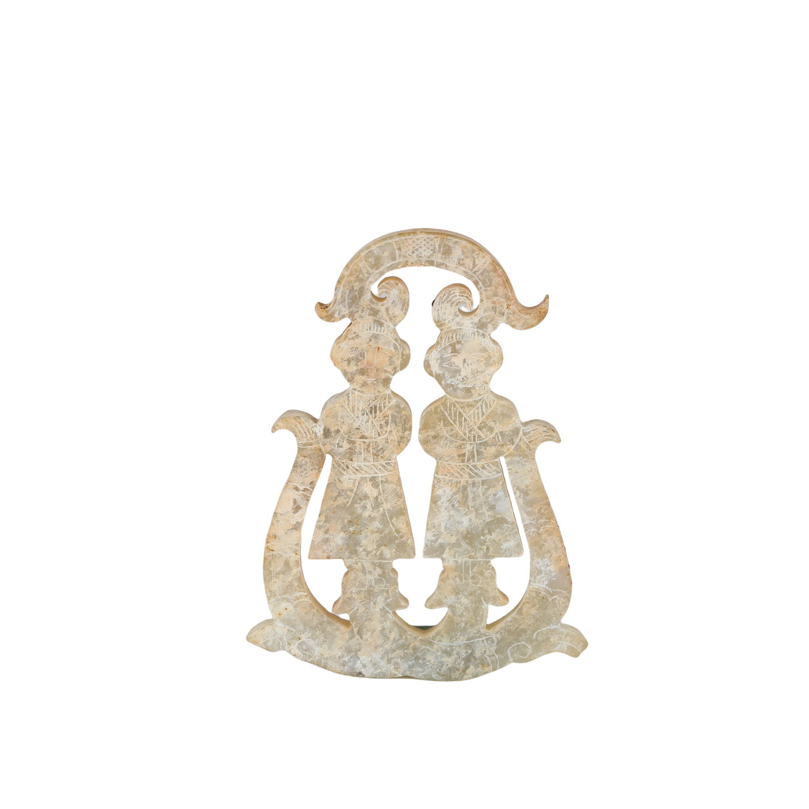 Chinese ancient jade man, Han (1 of 7)