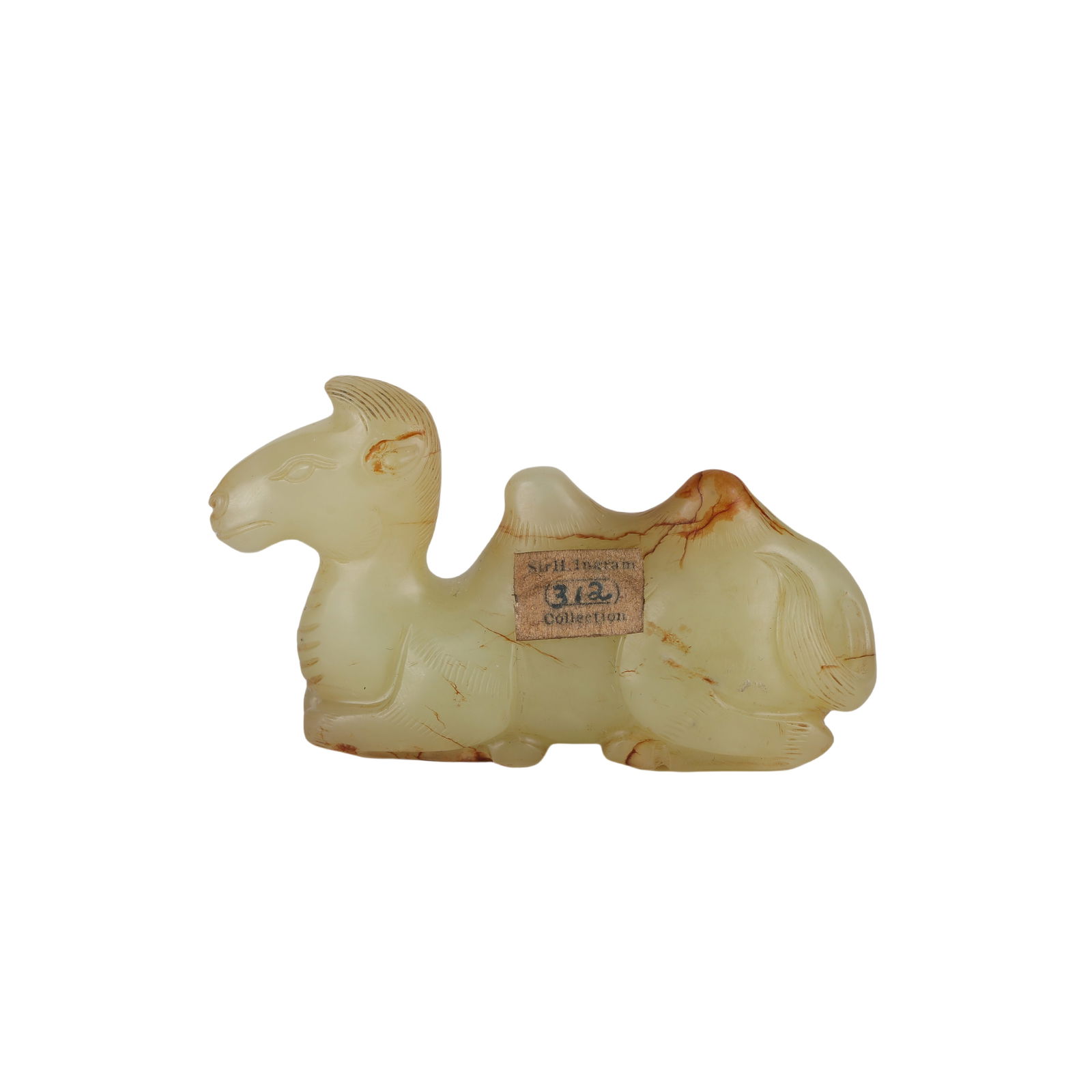 Chinese ancient topaz carved camel, Song (1 of 6)