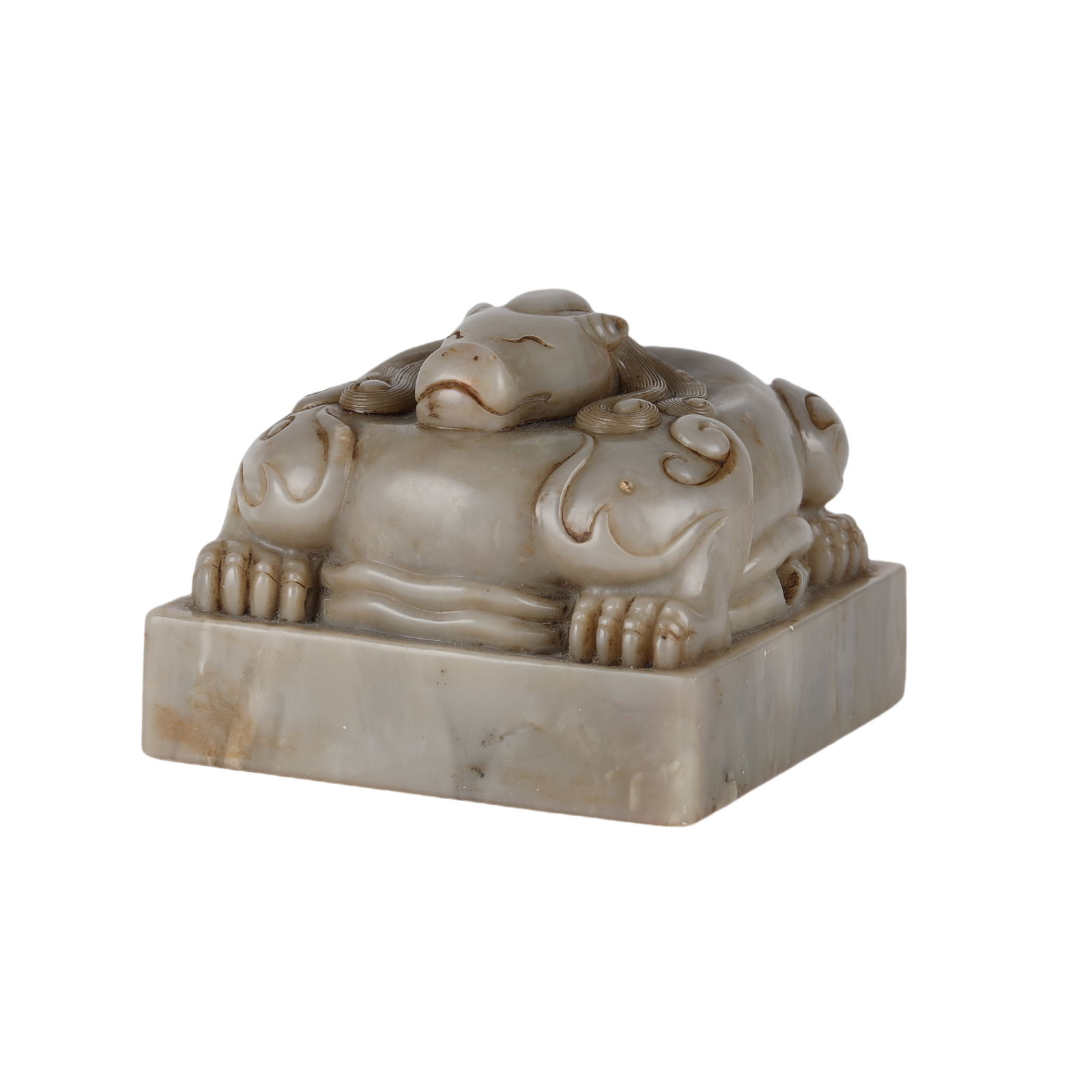 Chinese Shoushan stone carving seal, 18th (1 of 7)