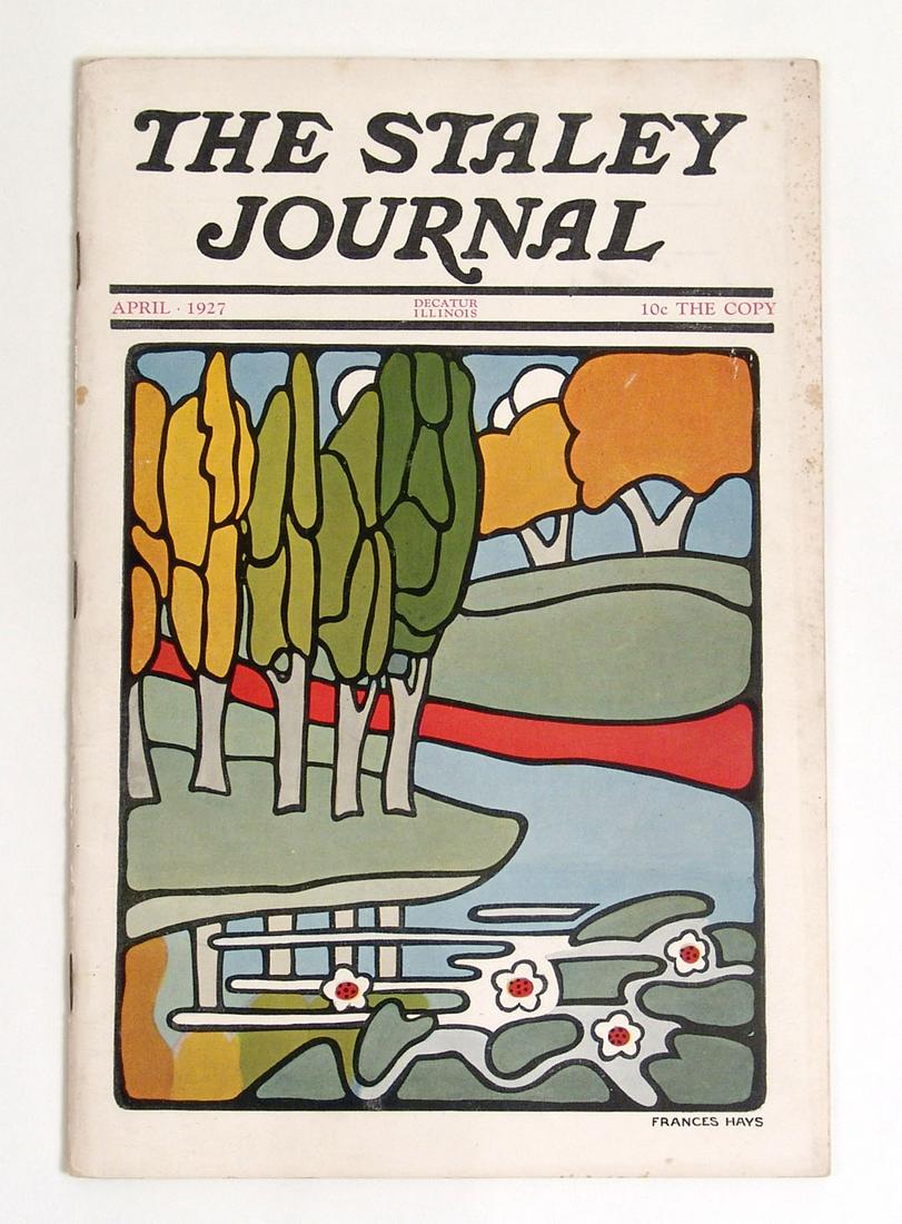 Antique 1927 The Staley Journal - Decatur Illinois: This is an antique magazine from a small collection that was a local estate find.