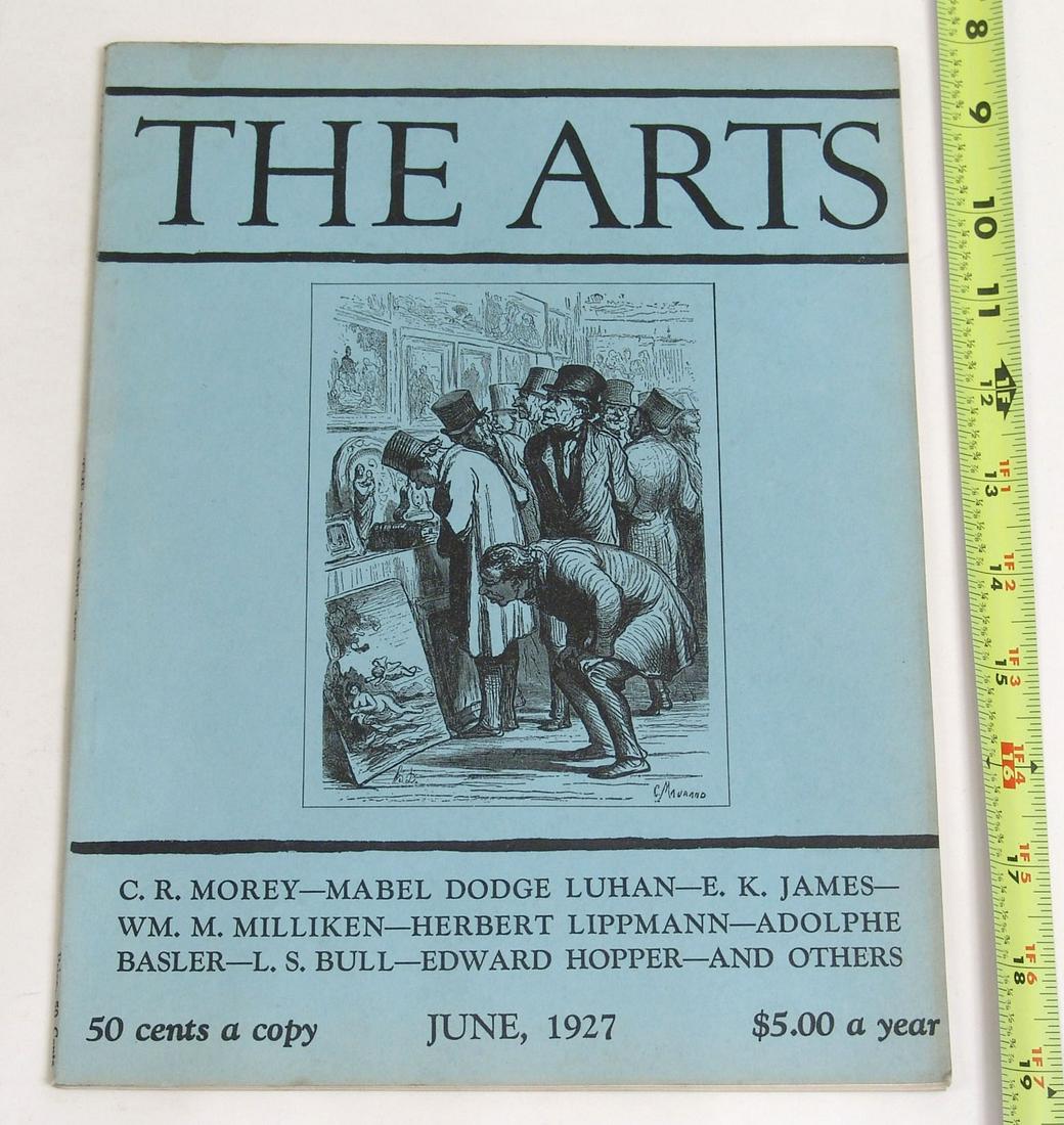 Antique 1927 The Arts Magazine: This is an antique art magazine from a small collection that was a local estate find.