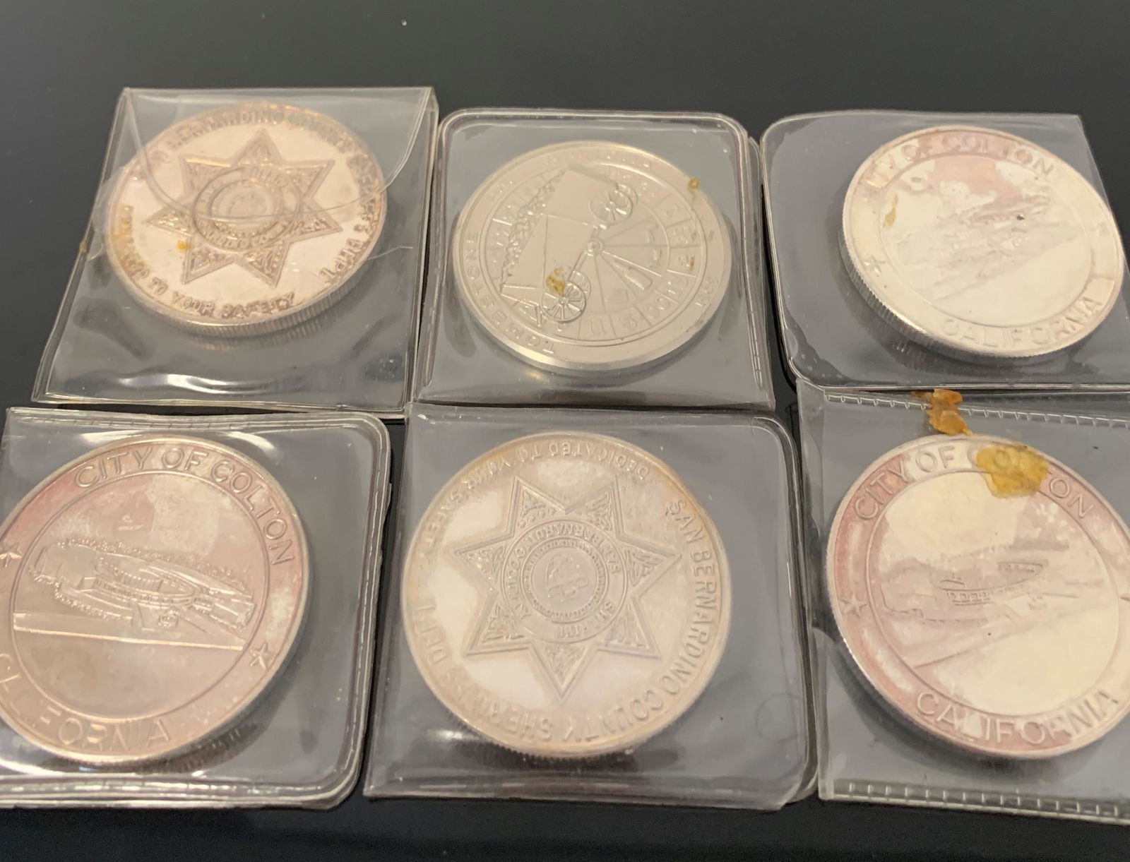 6 QTY 1 OZ Silver Rounds (1 of 4)