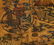 A CHINESE YELLOW GROUND SILK EMBROIDERY - 10