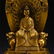 A LARGE CHINESE GILT BRONZE BUDDHA STATUE - 2
