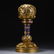 CHINESE CLOISONNE GILT BRONZE INCENSE BURNER