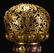 CHINESE CLOISONNE GILT BRONZE INCENSE BURNER - 2