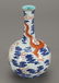 CHINESE BLUE AND WHITE COPPER RED PORCELAIN DRAGON VASE - 3