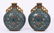A PAIR OF CHINESE CLOISONNE FLOWER MOON FLASK VASE - 3