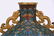 A PAIR OF CHINESE CLOISONNE FLOWER MOON FLASK VASE - 6