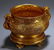 A CHINESE GILT BRONZE DOUBLE PHOENIX HANDLE CENSER - 3