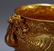 A CHINESE GILT BRONZE DOUBLE PHOENIX HANDLE CENSER - 4