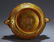 A CHINESE GILT BRONZE DOUBLE PHOENIX HANDLE CENSER - 9