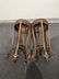 A Pair of Chinese Carved Hardwood Flower Stands - 9