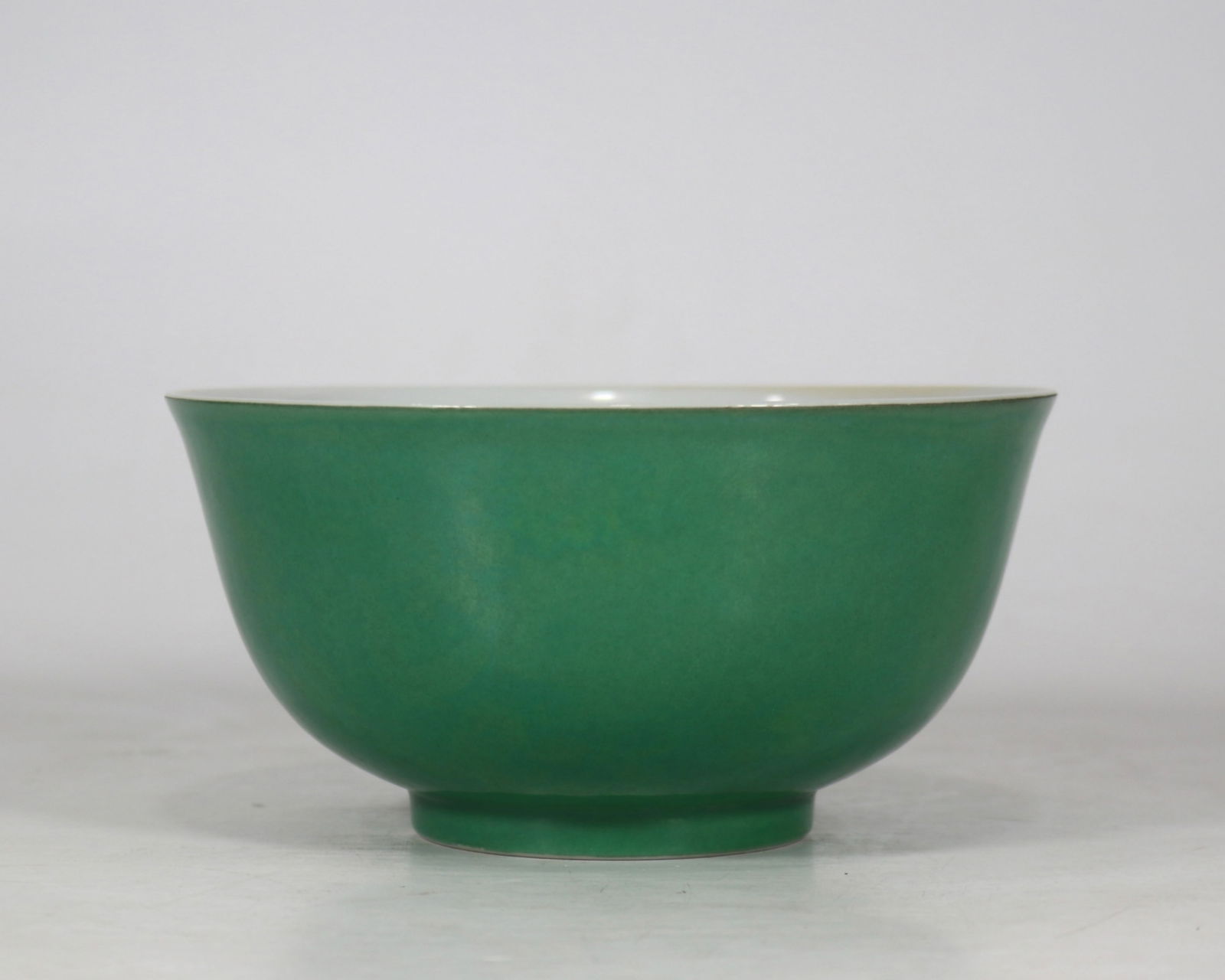 A Chinese Green Glazed Porcelain Bowl (1 of 6)