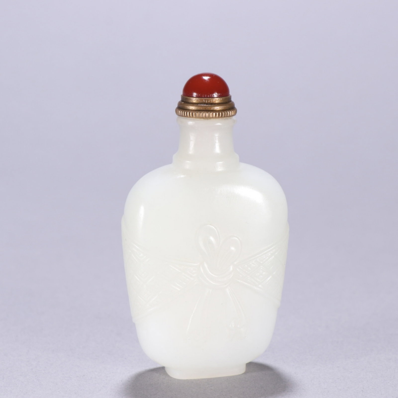 A Chinese Carved Jade Snuff Bottle (1 of 9)