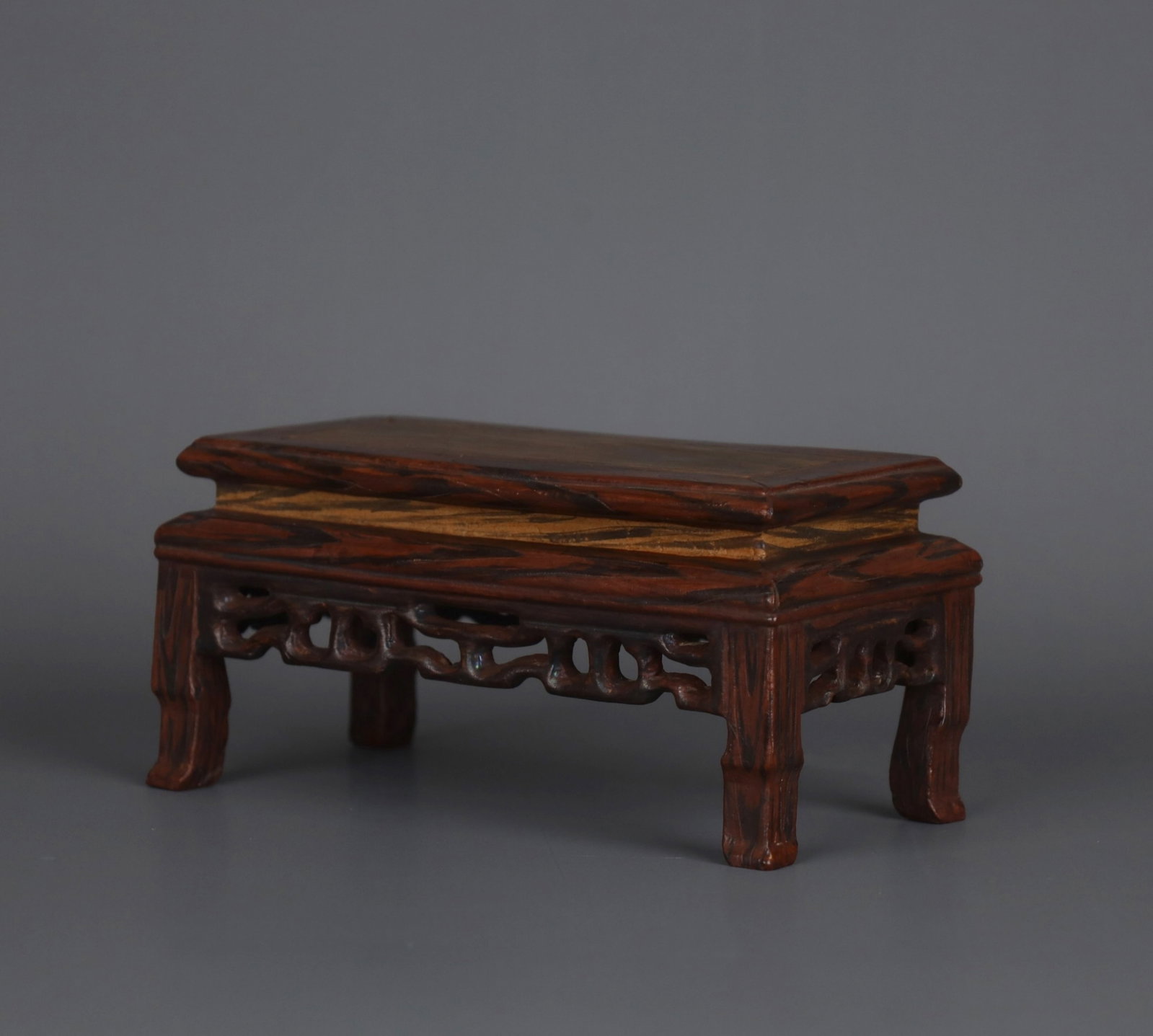 A Chinese Bionic Glazed Porcelain Low Table - 2