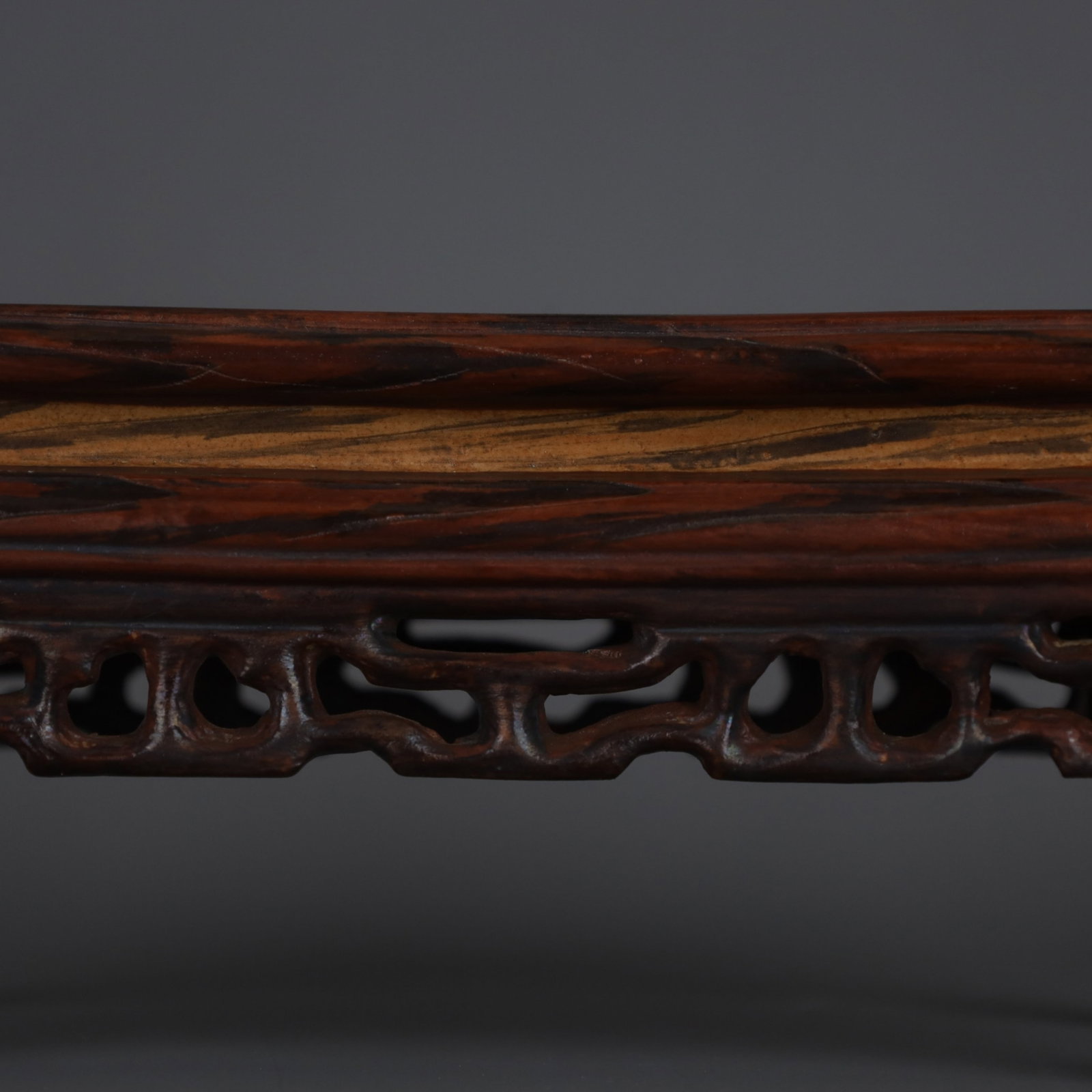 A Chinese Bionic Glazed Porcelain Low Table - 7