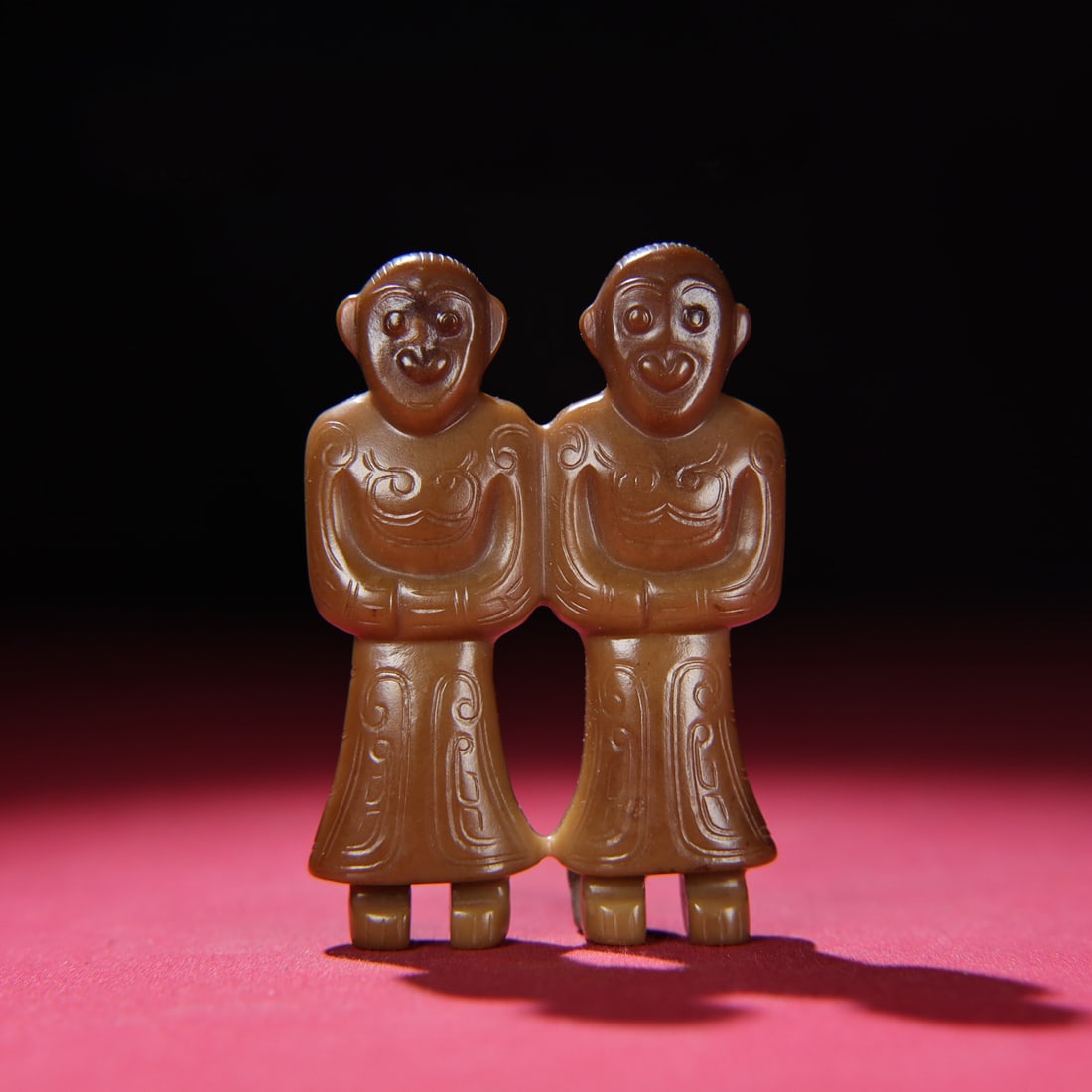 A Chinese Carved Jade Figures of Man (1 of 9)