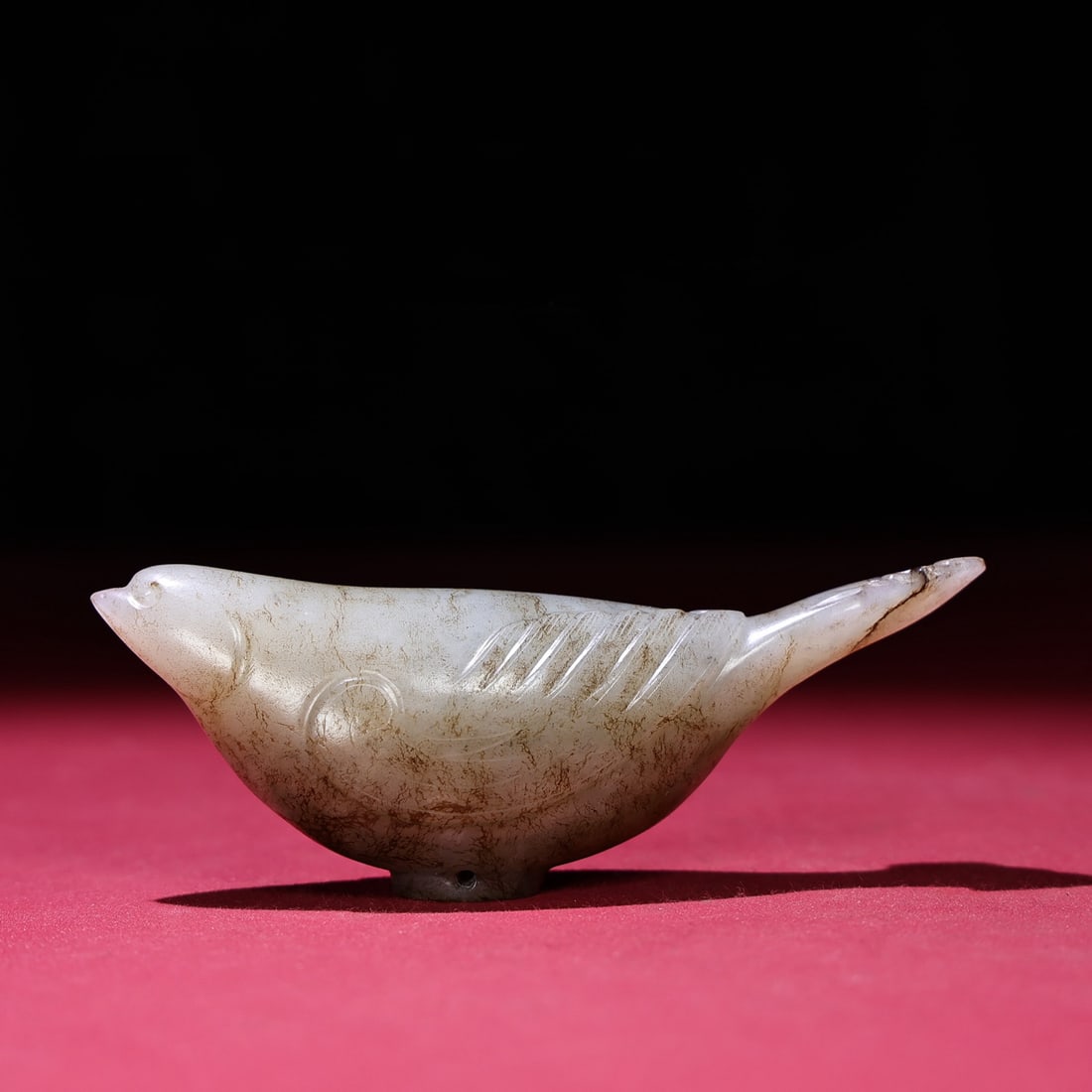 A Chinese Carved Jade Bird Statuette (1 of 9)