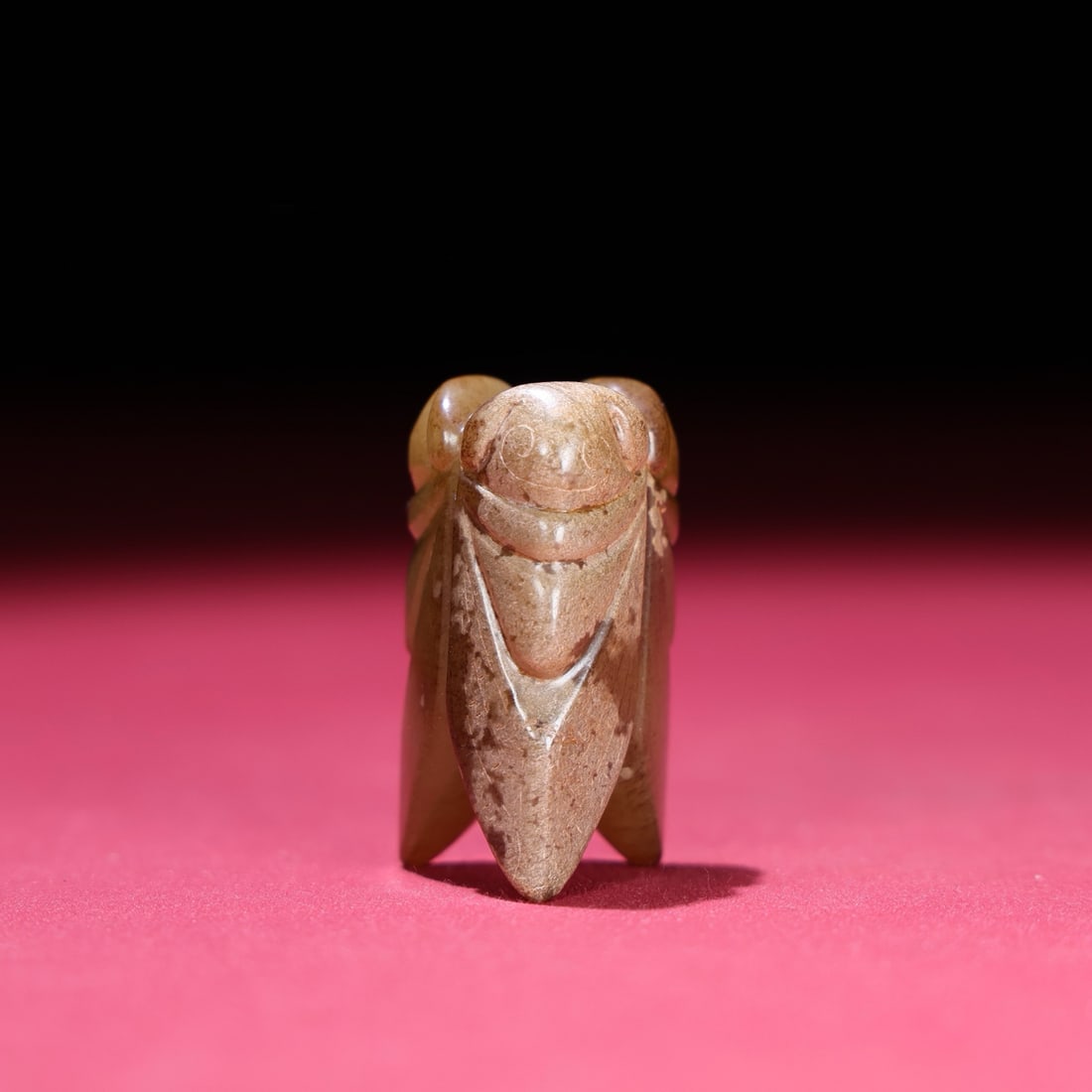 A Chinese Carved Jade Cicada Statuette (1 of 9)