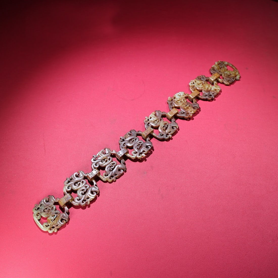 A Set of Chinese Carved Jade Pendants (1 of 9)