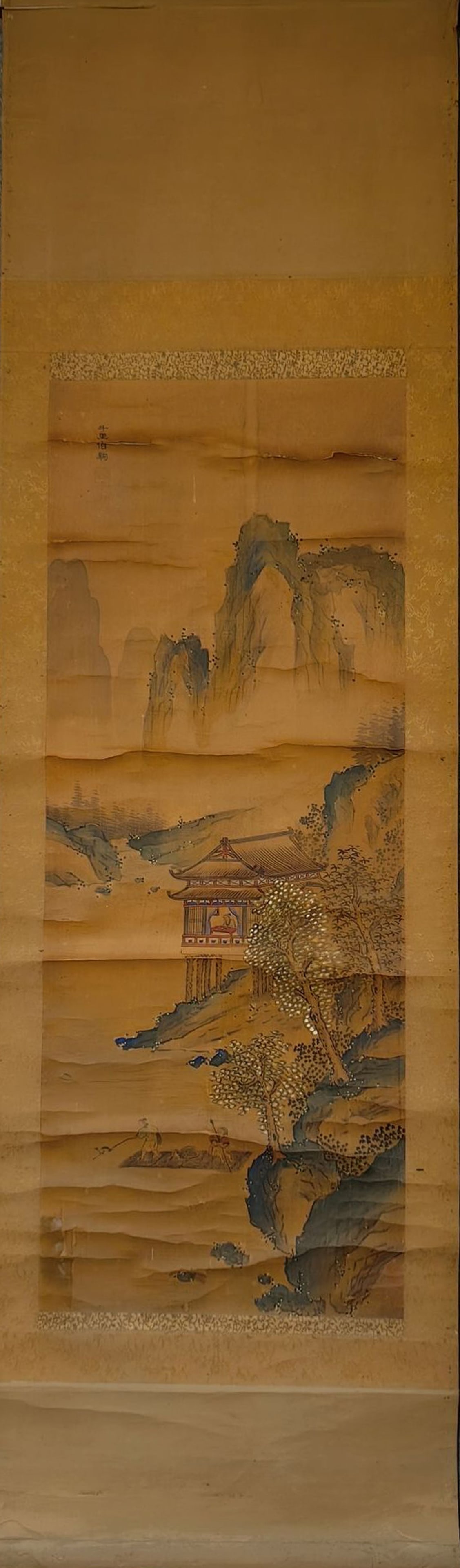 A Chinese Scroll Painting on Silk (1 of 9)