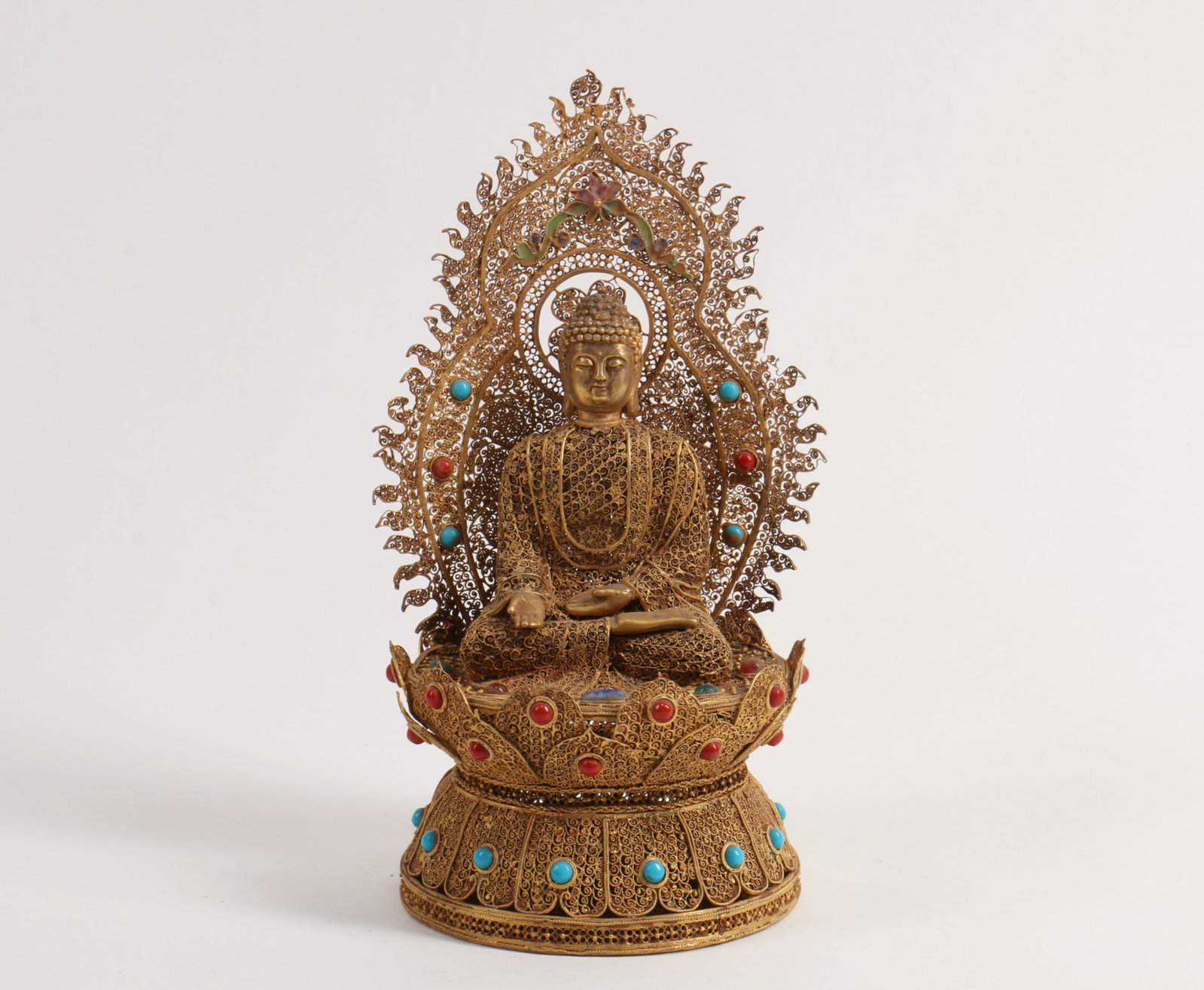 Figure Statue of Buddha: Figure Statue of Buddha. Ht. 20cm