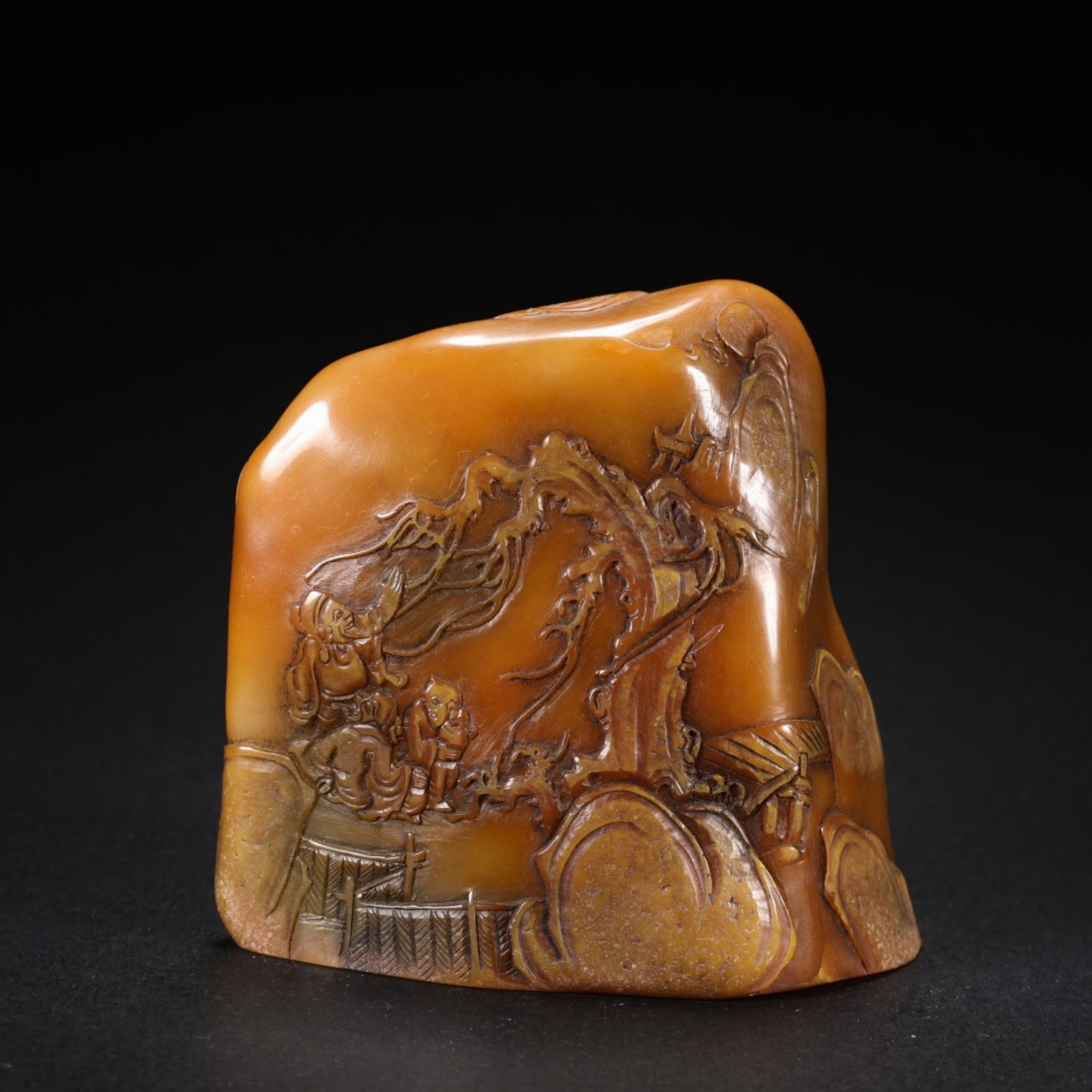 A Chinese Carved Stone Seal  (1 of 9)