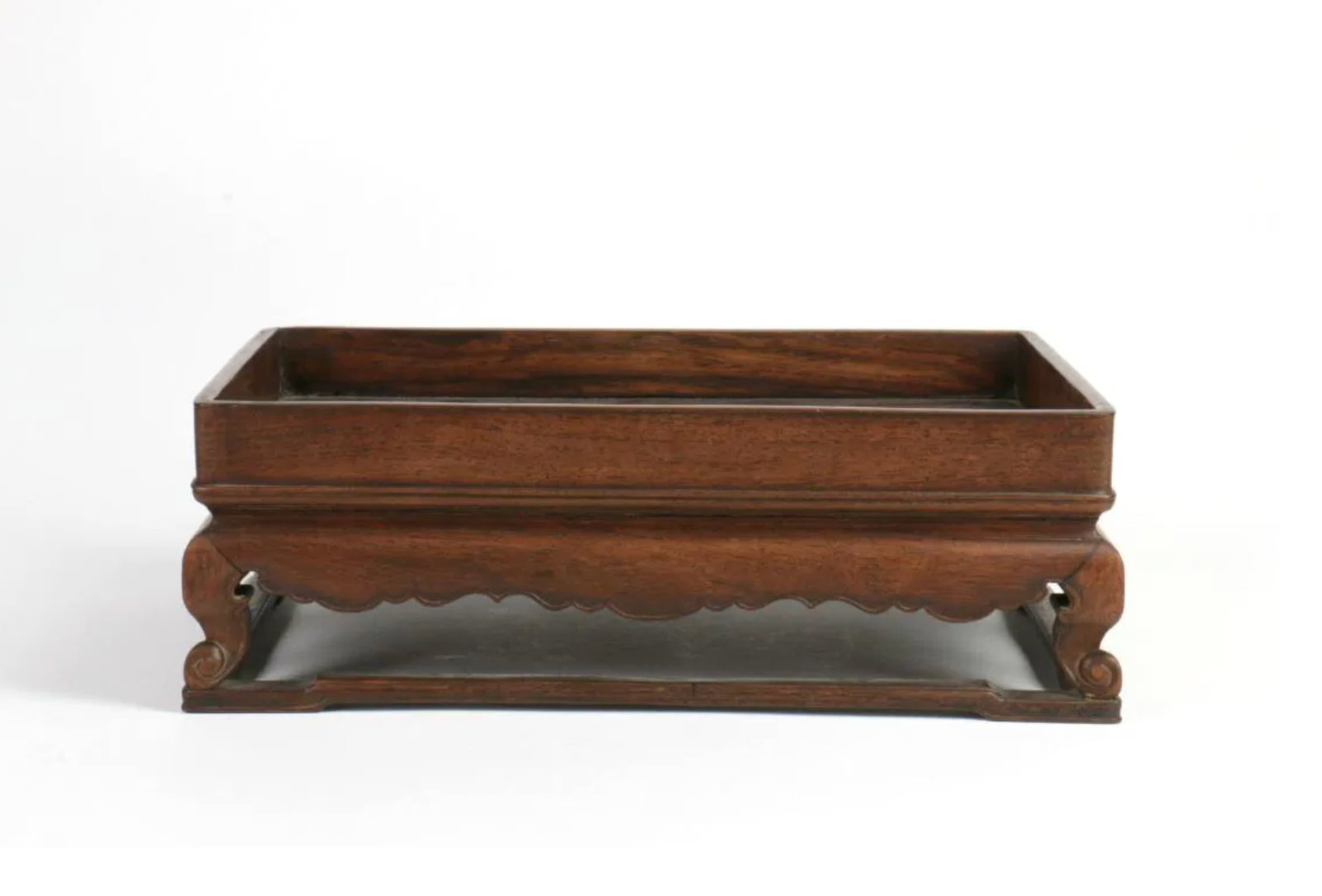 Chinese Carved Hardwood Tray Stand (1 of 6)