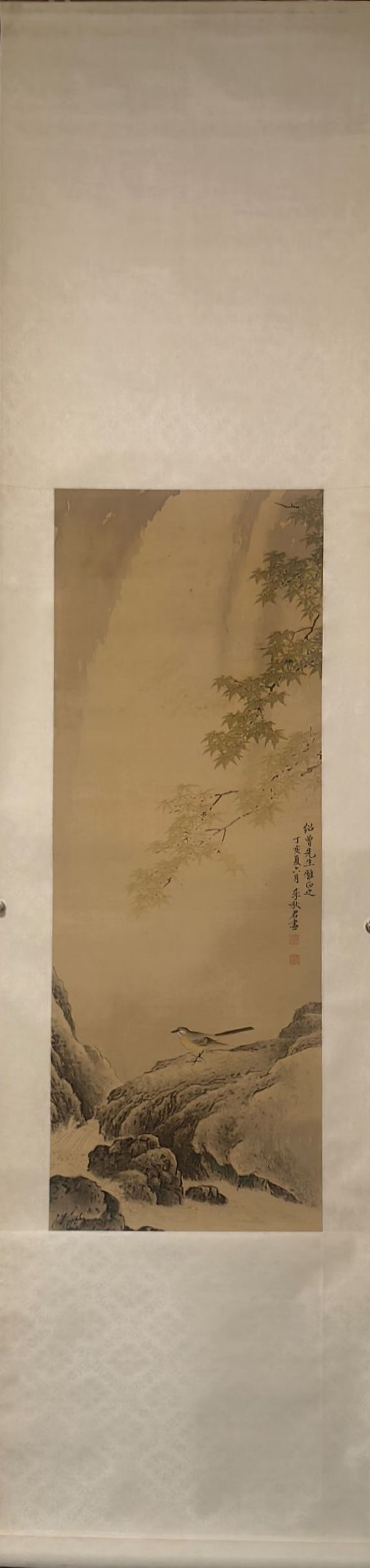 A Chinese Scroll Painting on Silk (1 of 8)