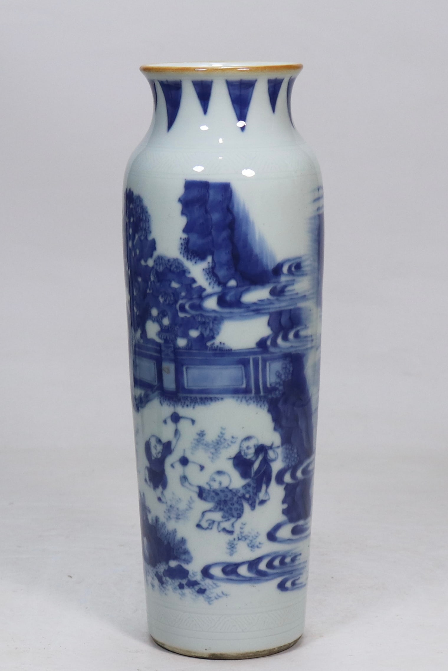 A Chinese Blue and White Porcelain Vase (1 of 8)