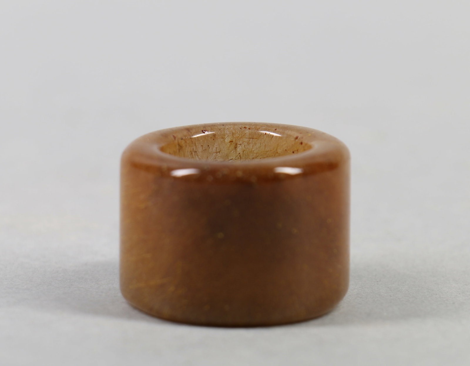 A Carved Golden Rutilated Quartz Ring  (1 of 4)