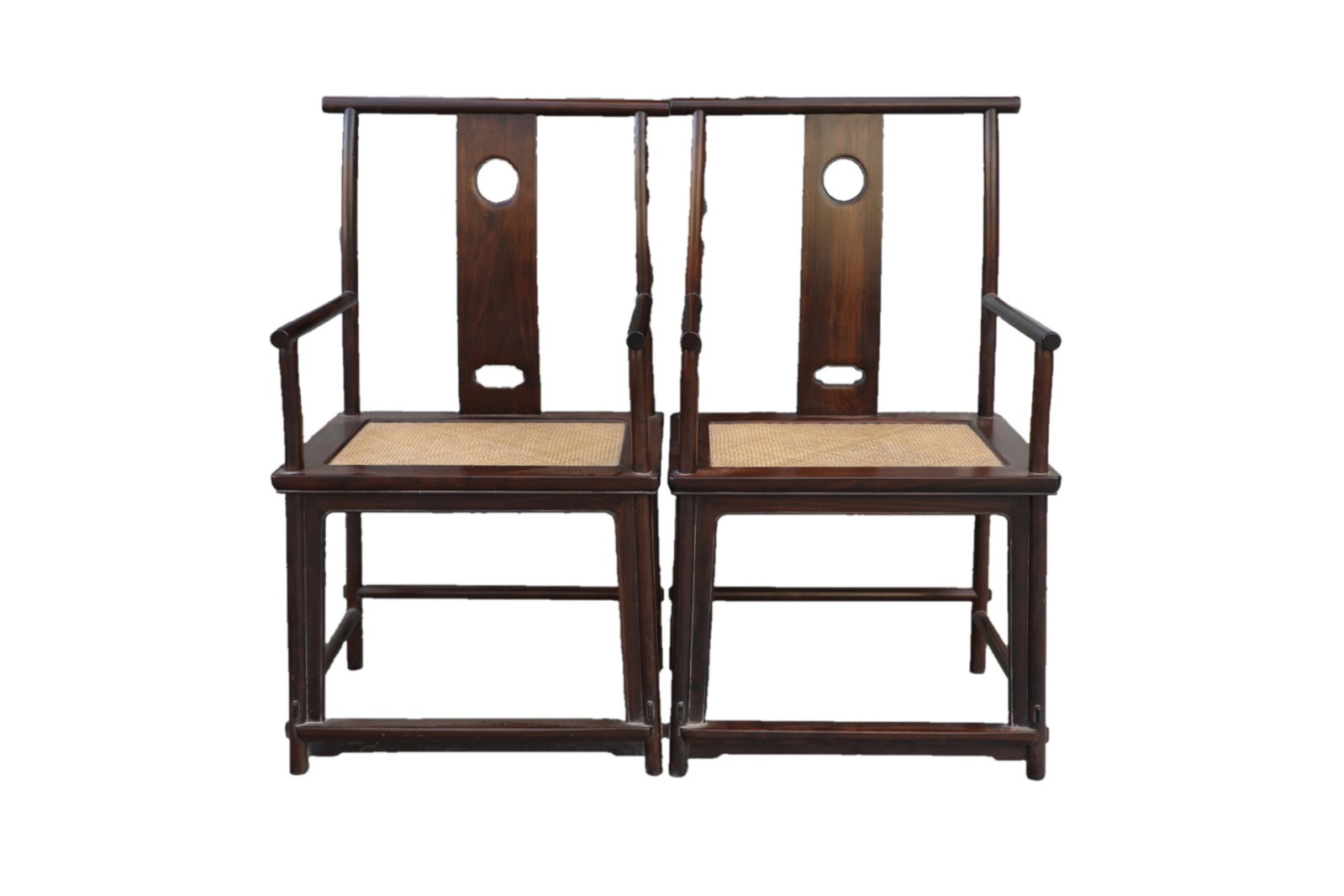 A Pair of Chinese Carved Hardwood Chairs (1 of 6)