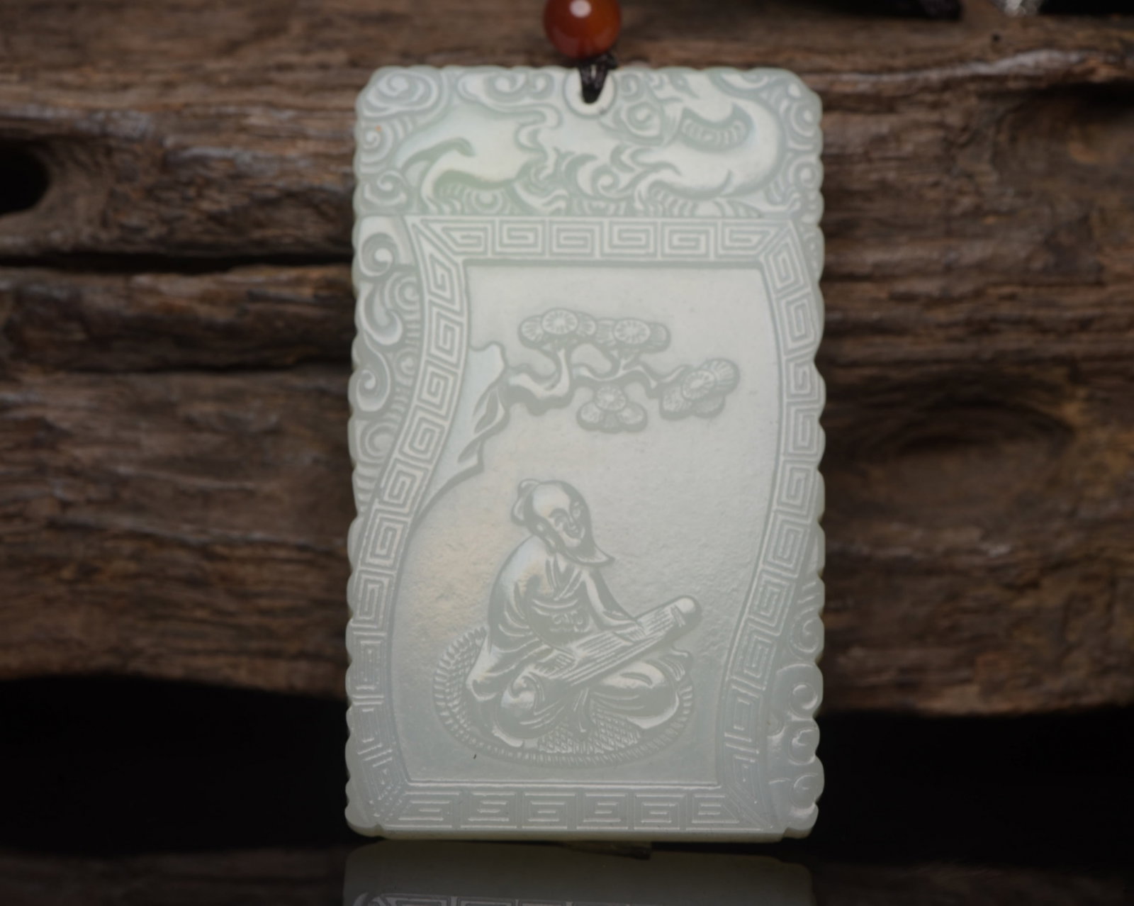 A Chinese Carved Jade Pendant (1 of 9)
