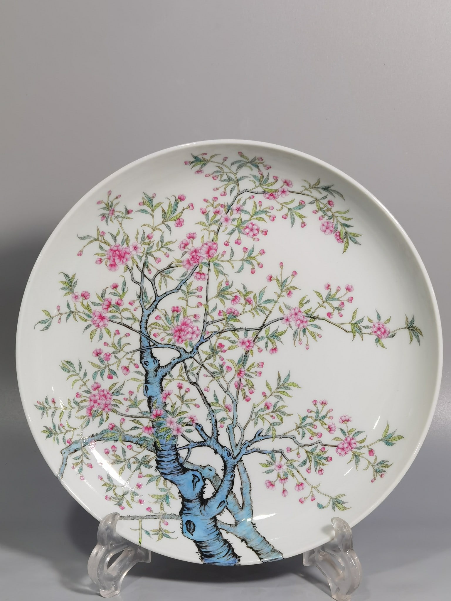 A Chinese Famille-Rose Porcelain Plate (1 of 9)