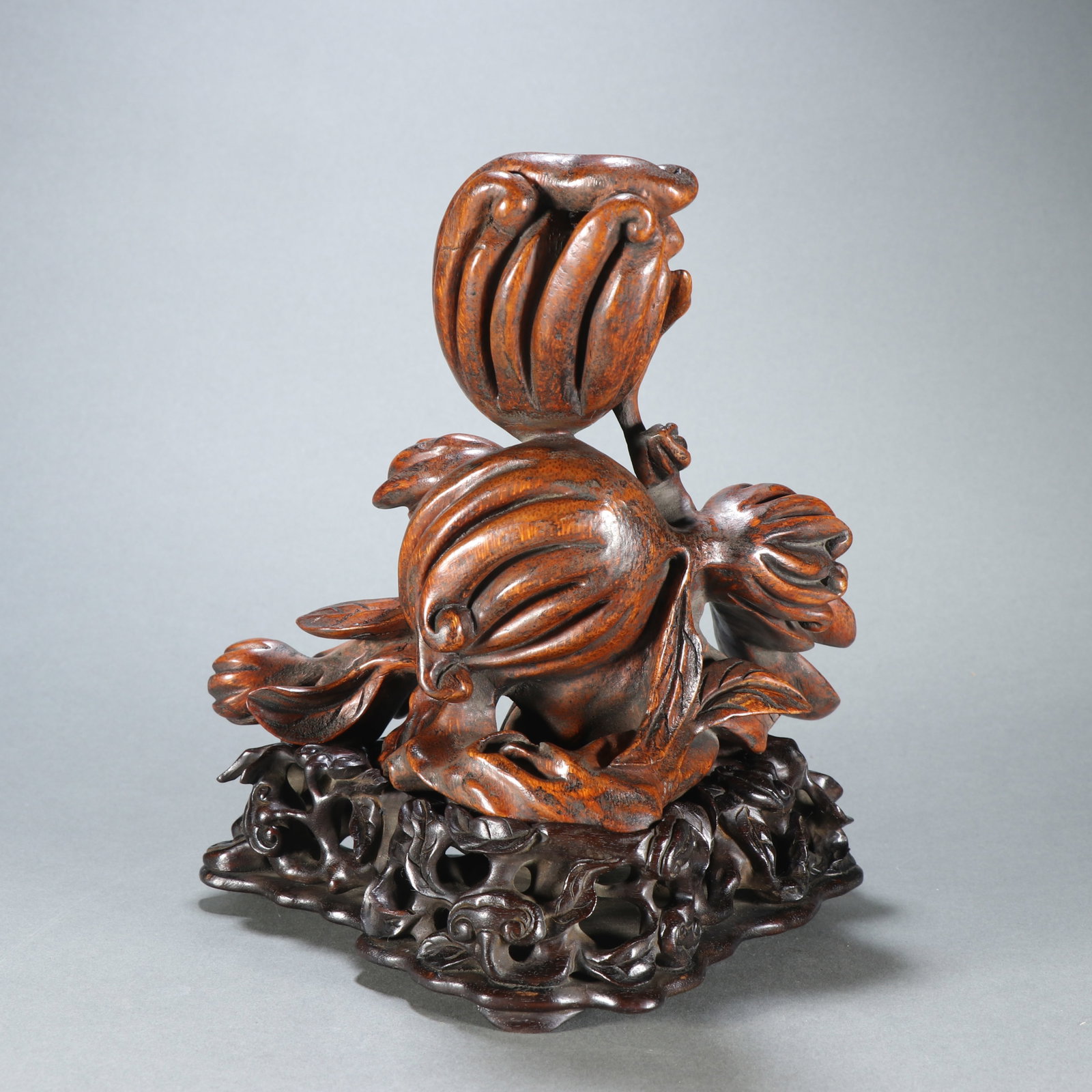 A Chinese Carved Bamboo Decoration (1 of 9)
