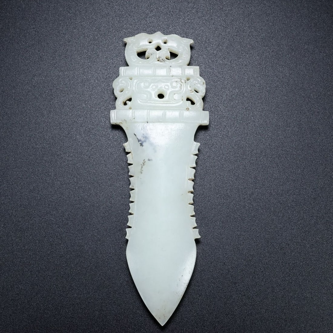 A Chinese Carved Jade Sword (1 of 9)