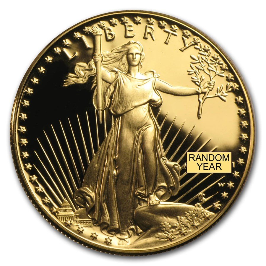1 oz Proof Gold American Eagle (Random Year) (1 of 2)