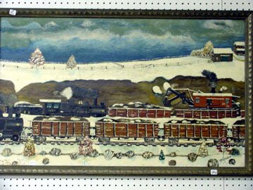 O.S. Cloud, Oil on Canvas