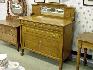 Empire style Oak buffet