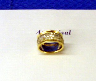 Ladies Gold Wedding Band
