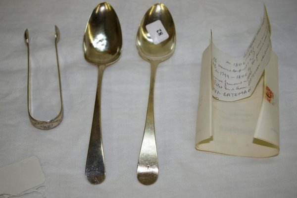 Pair of Hallmarked Silver Serving Spoons