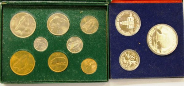 American And Irish Coins